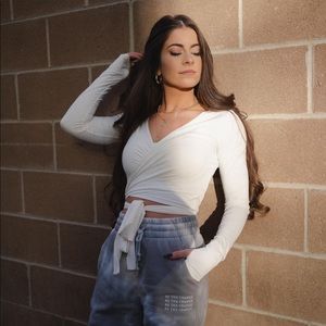 Atmos Dancer Wrap Top Cumulus M